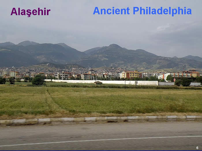 A view of Alasehir Turkey from the highway