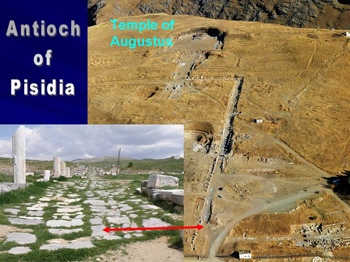 Aerial photo of ancient Pisidian Antioch