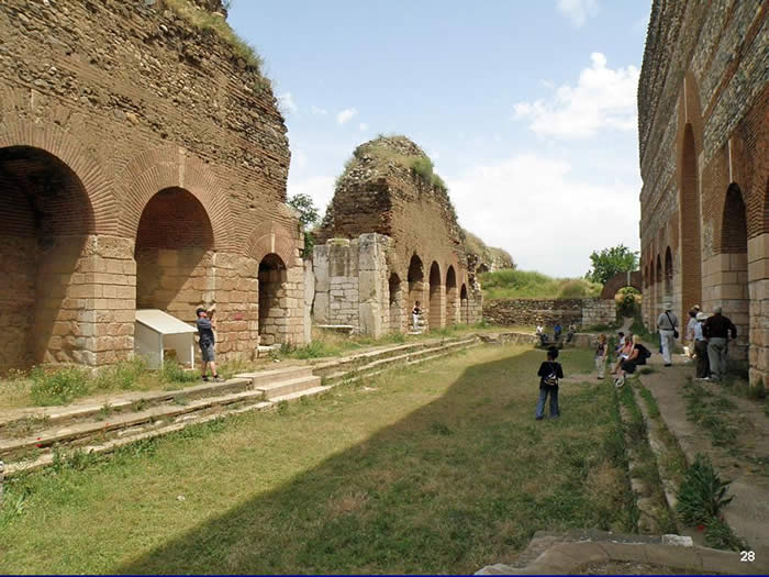 Ancient bath houses in Sardis