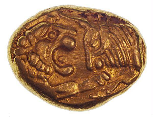 King Croesus coin - the first in history
